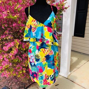 J.Crew Multi Color Dress Sz 8